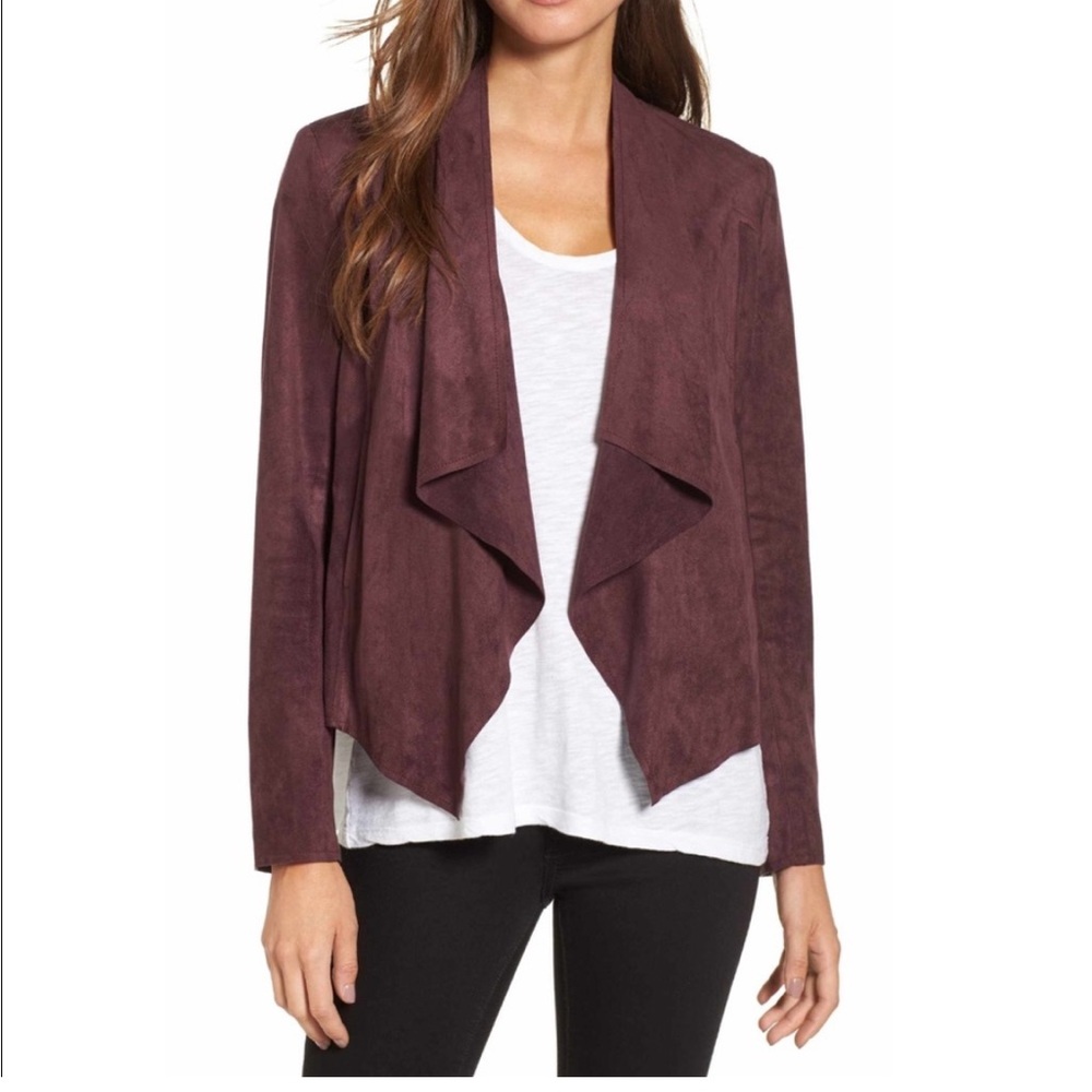 Kut from the Kloth Faux Leather Waterfall Jacket
